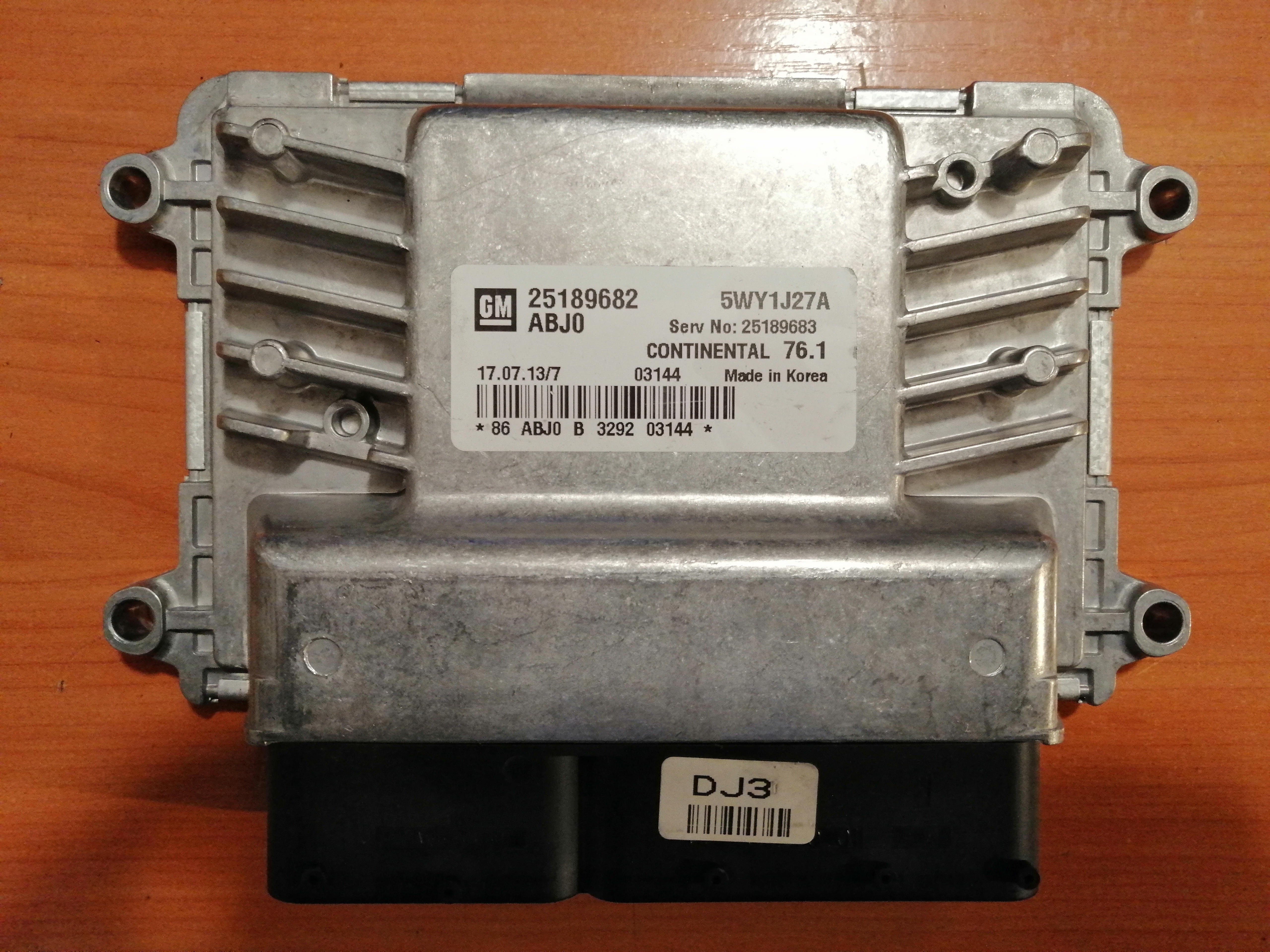 Блок управления двигателем 76.1 (ЭБУ, PCM, ECM) 25189683 small image