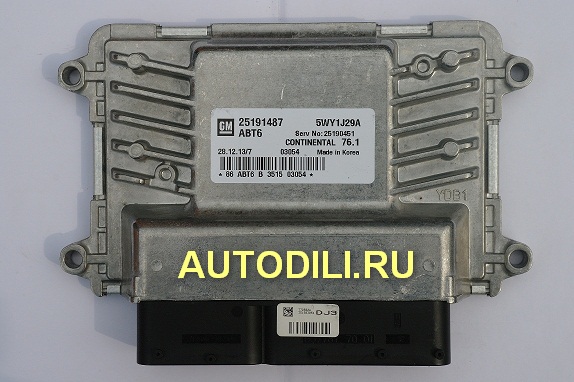 Блок управления двигателем 76.1 (ЭБУ, PCM, ECM) 25190451 small image